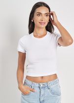 Μπλούζα κοντομάνικη rib - Image 3