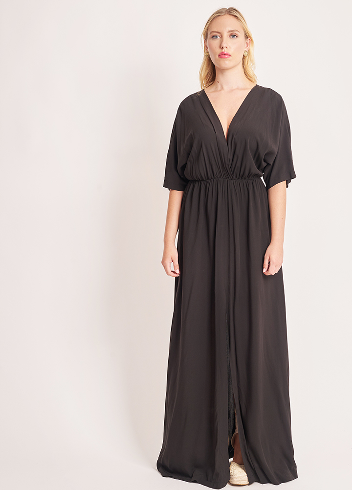 Envy_2024051191010 Maxi κρουαζέ Φόρεμα - Image 5