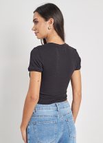 Μπλούζα κοντομάνικη rib - Image 12