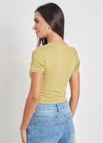 Μπλούζα κοντομάνικη rib - Image 7