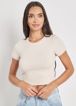 Μπλούζα κοντομάνικη rib - Image 8