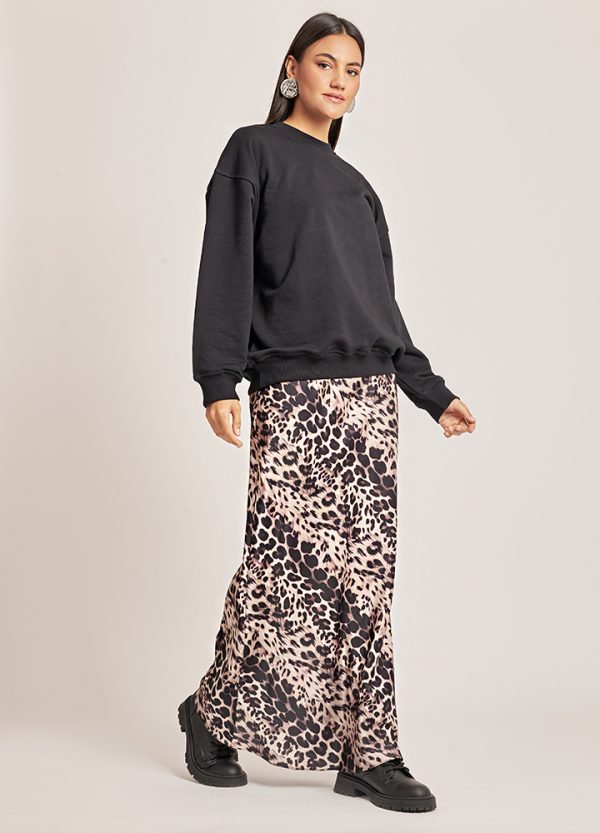 Φούστα Maxi Animal Print - Image 3