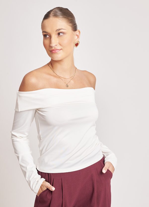 Off-Shoulder Μπλούζα - Image 2