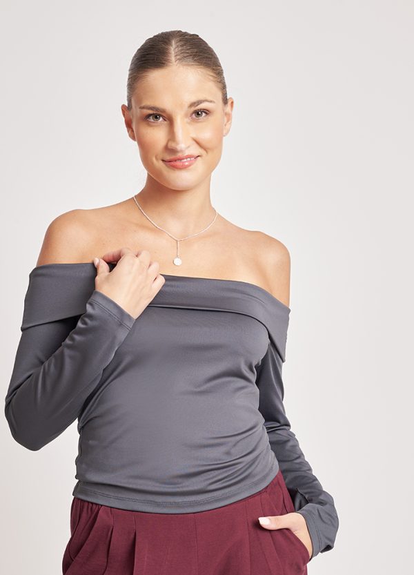Off-Shoulder Μπλούζα - Image 12