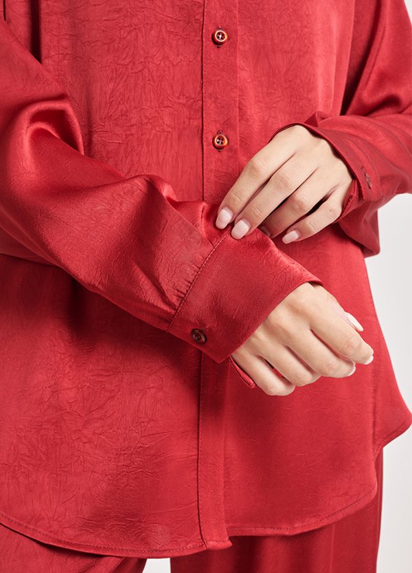 Σατέν Πουκάμισο Oversized - Image 25