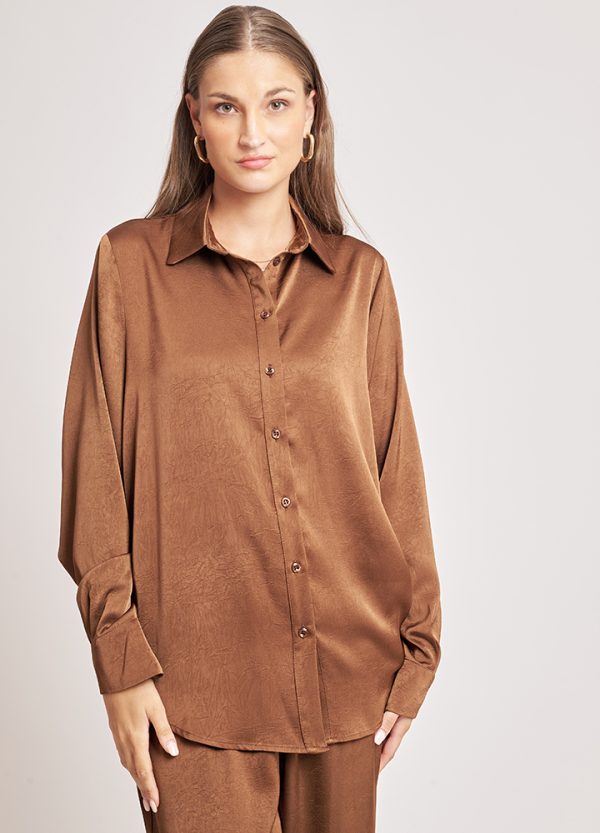 Σατέν Πουκάμισο Oversized - Image 17