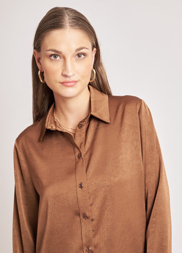 Σατέν Πουκάμισο Oversized - Image 19