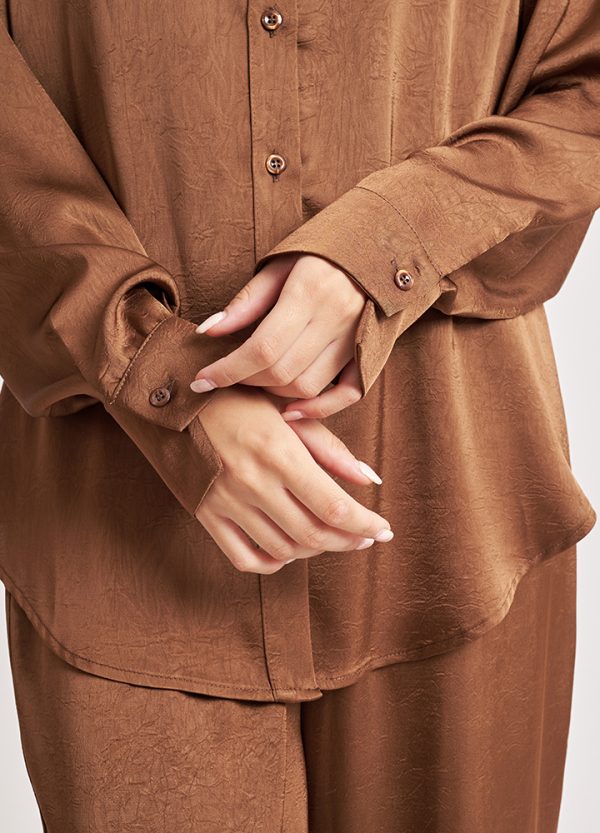 Σατέν Πουκάμισο Oversized - Image 18