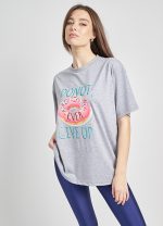 Oversized T-shirt με Print