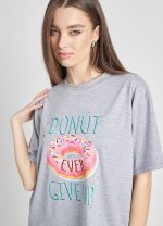 Oversized T-shirt με Print - Image 2