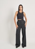 Ψηλόμεσο Παντελόνι Wide Leg - Image 6