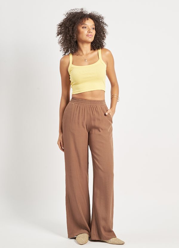 Ribbed Crop Top με Τιράντες - Image 17